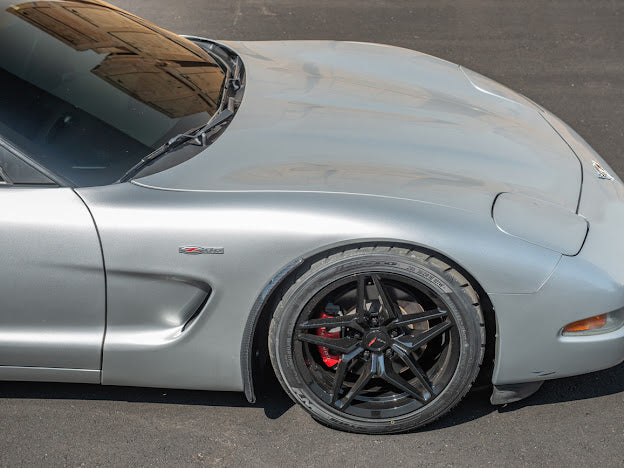 1997-2004 CHEVROLET CORVETTE C5 FRONT AND REAR EXTENDED SPLASH GUARDS / MUD FLAPS